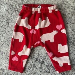 Old Navy Red Polar Bear Sweatpants